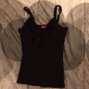 Black tank top